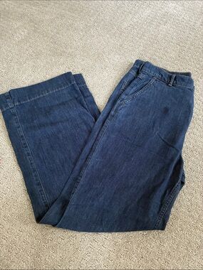 J. Crew Women's Dark Blue Boot-Cut Jeans